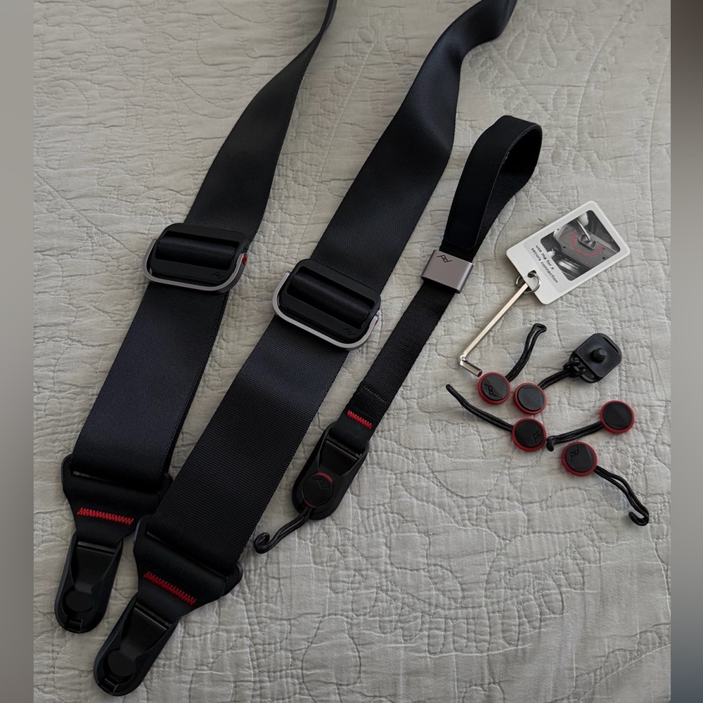 Peak design camera, body and wrist strap